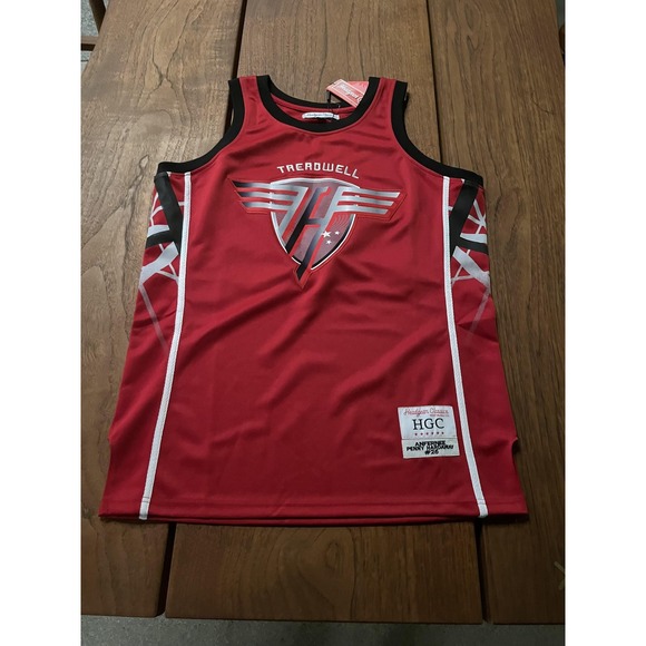 Headgear Classics Other - Treadwell High School‎ Jersey Mens Large Red Basketball Penny Hardaway #25 Retro
